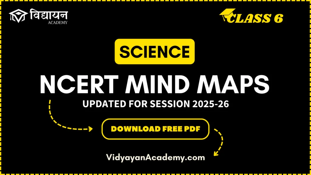 this image show the science subject of download mind map for Class 6 Science this image show the science subject mind map for Class 6